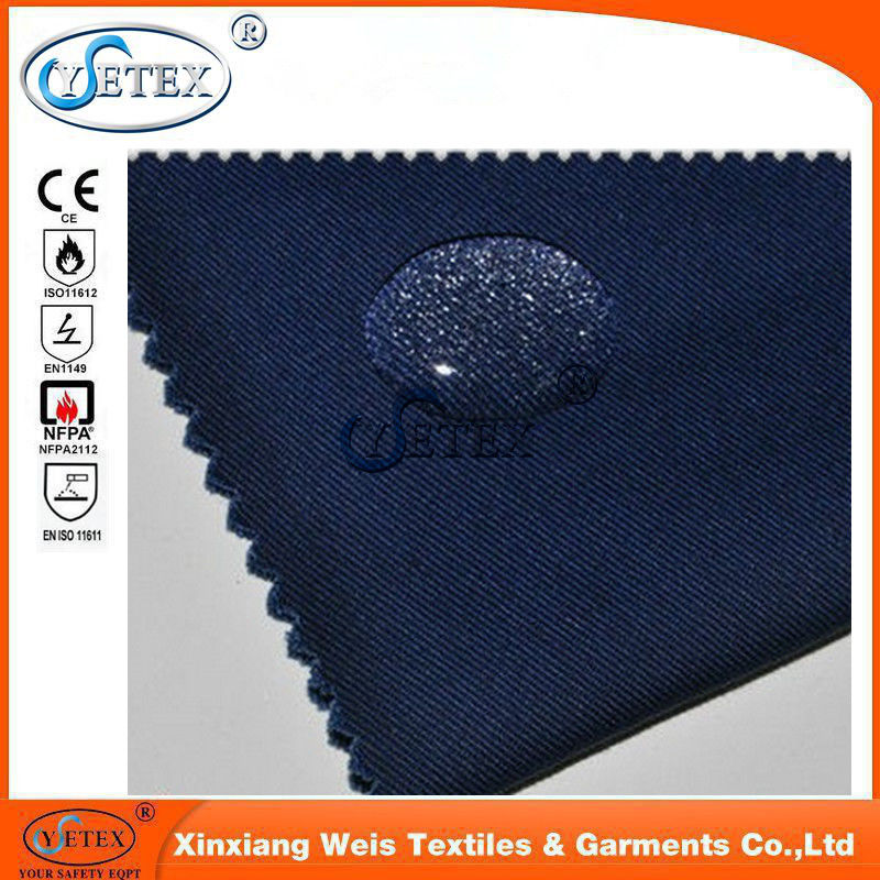 Flame Retardant Cotton Polyester Oil Resistant Fabric Waterproof Safety Cloth Support